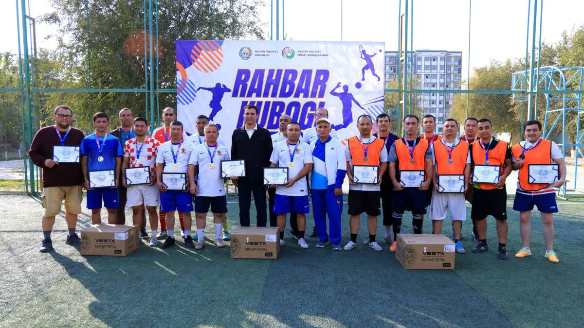 Mini-futbol bo'yicha “Rahbar kubogi” musobaqasi Navoiy viloyatida ham tashkil etildi