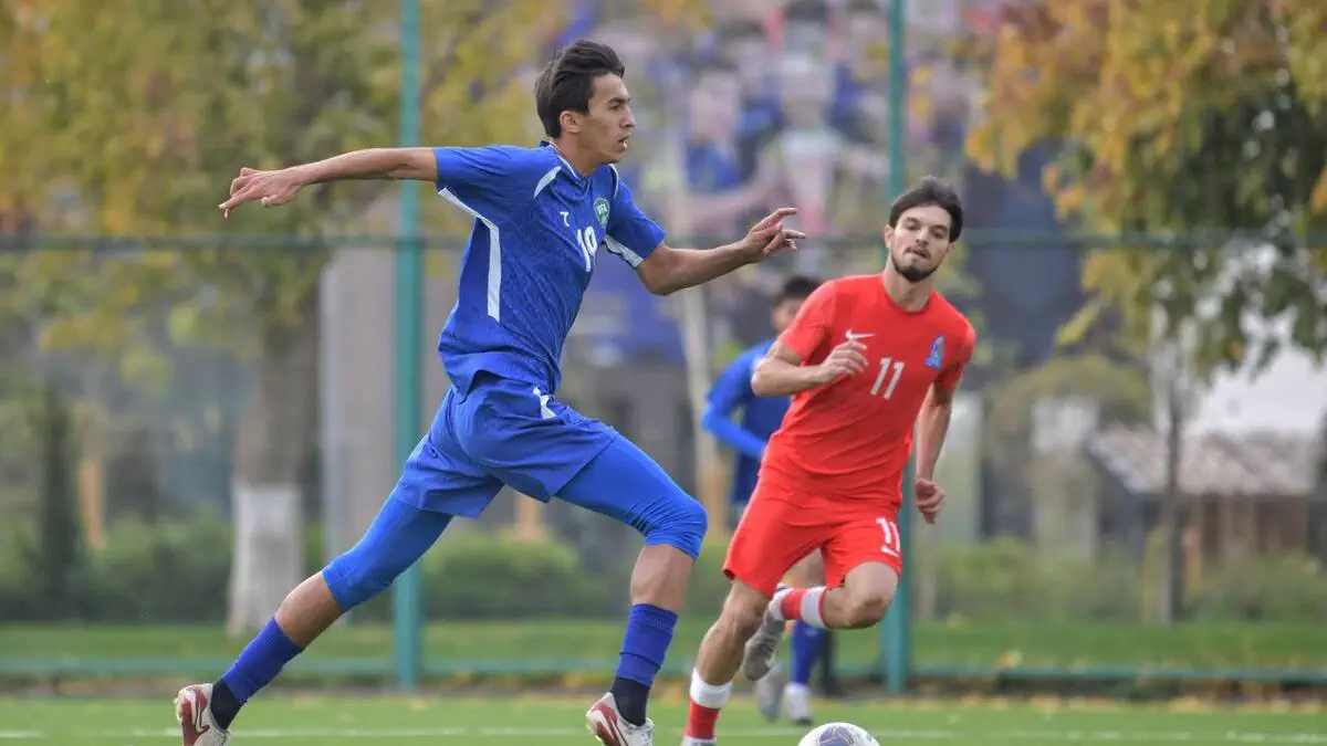 O‘rtoqlik o‘yini. O‘zbekiston U18 Ozarbayjondan ustun keldi