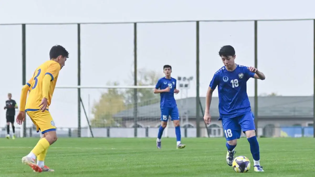 O‘zbekiston U-14 o‘rtoqlik uchrashuvida Qozog‘istonga yutqazdi