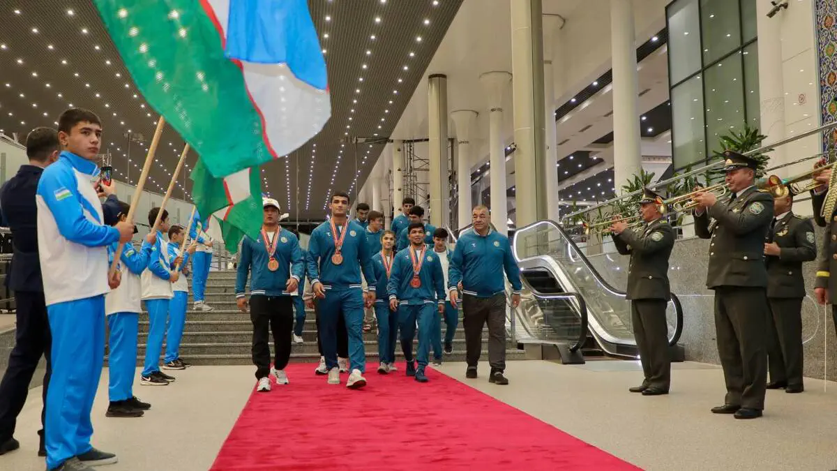 Dzyudo. Jahon chempionatidan qaytgan yoshlarimiz tantanali kutib olindi 