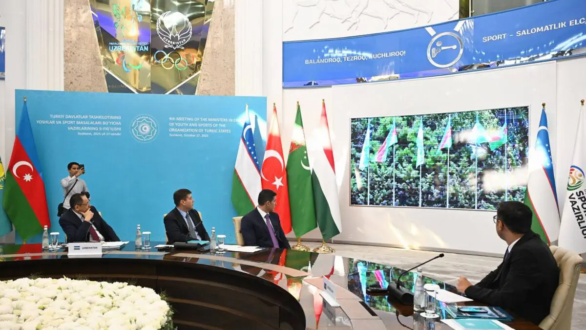 Turkiy davlatlarning yoshlar va sport yo‘nalishidagi vazirlari Toshkentda jam bo‘lishdi