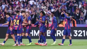 La Liga. «Barselona» so'nggi daqiqalarda urilgan gol evaziga gʻalaba qozonib, 1-o‘ringa koʻtarildi