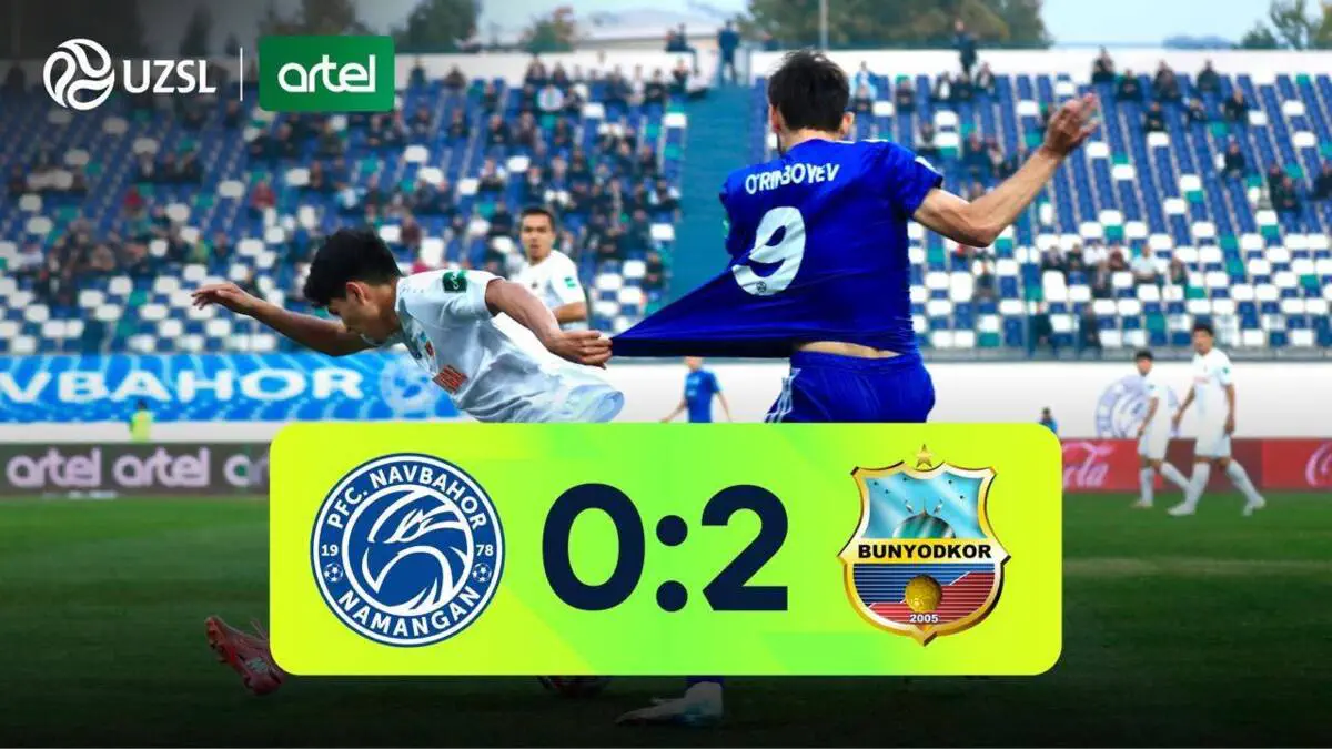Superliga. «Navbahor» - «Bunyodkor» - 0:2 (video sharh)
