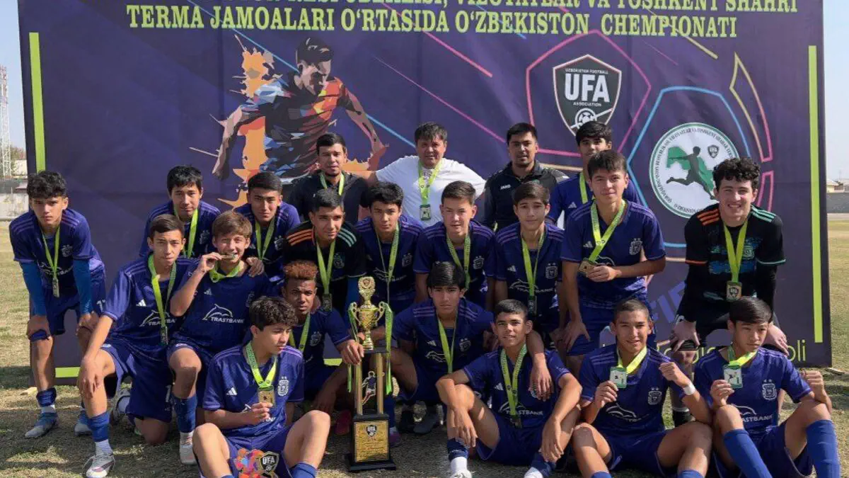 Toshkent U-15 O'zbekiston chempionligini qo'lga kiritdi