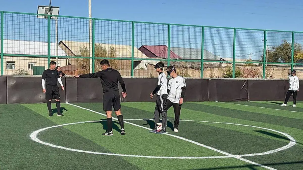 5×5 ko'zi ojizlar futboli bo'yicha O'zbekiston chempionatiga start berildi