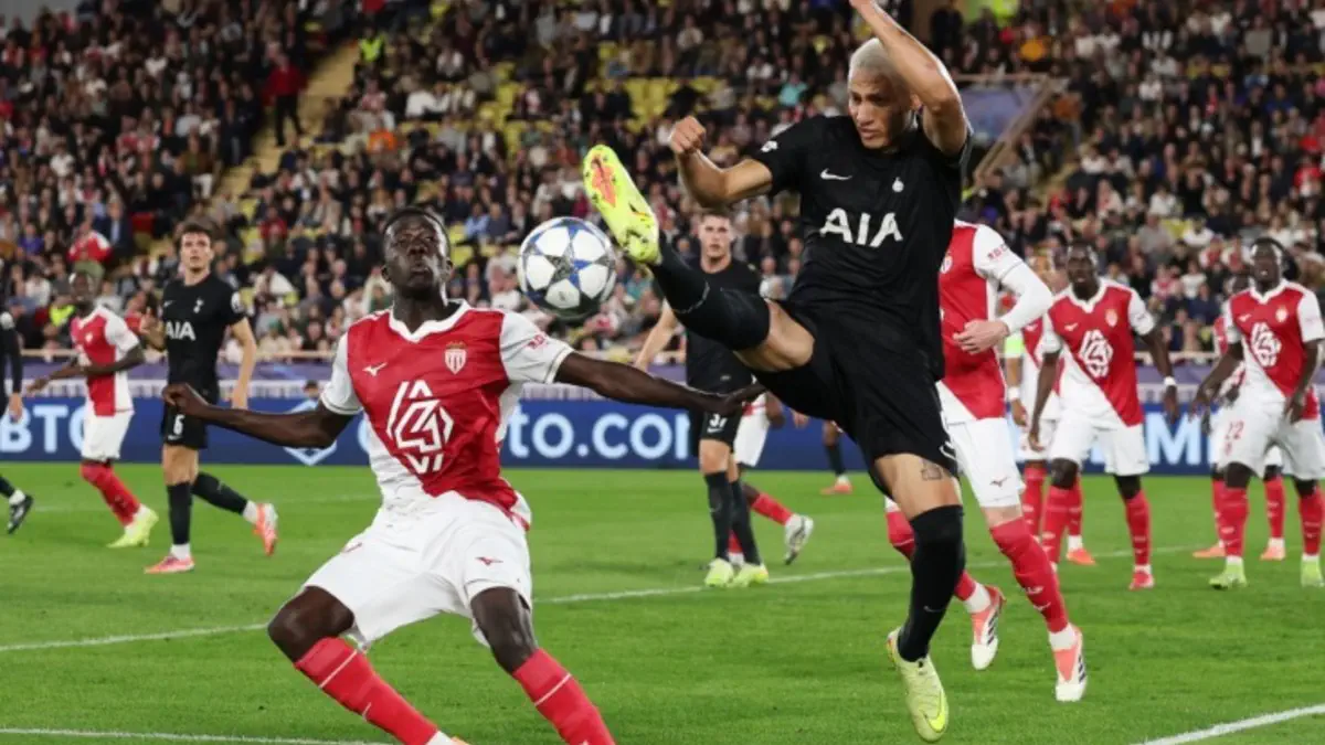 YeCHL. «Monako» - «Tottenhem» - 0:0 (video sharh)