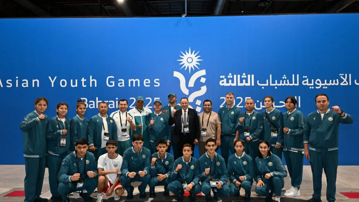 O‘zbekiston boks federatsiyasi Bosh kotibi Shohid Tillaboyev Bahrayndagi turnirda qatnashayotgan bokschilar bilan uchrashuv o‘tkazdi