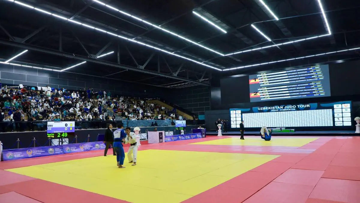 Jizzax Uzbekistan Judo Tour musobaqasi saralash bahslari murosasiz kechmoqda
