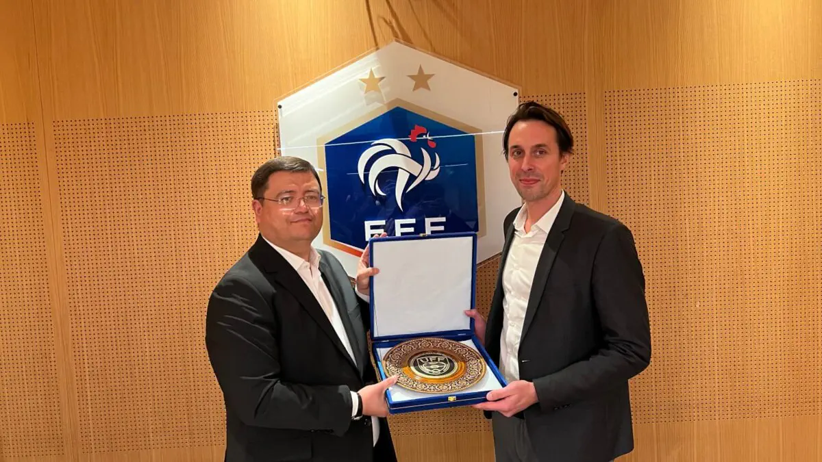 Bekzod Mamatqulov Fransiya futbol federatsiyasi rahbarlari bilan uchrashdi