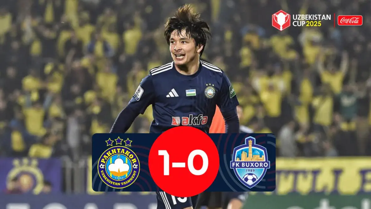 O‘zbekiston kubogi, final: «Paxtakor» - «Buxoro» - 1:0 (videosharh)