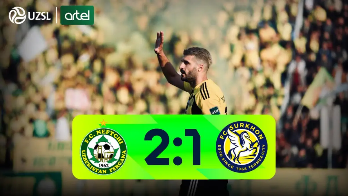 Superliga. «Neftchi» - «Surxon» - 2:1 (video sharh)