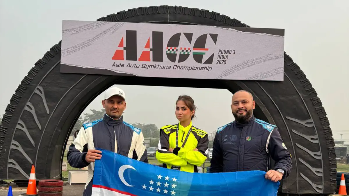  Hindistonda ASIA AUTO GYMKHANA CHEMPIONATI 2025 uchinchi bosqichi boshlanadi