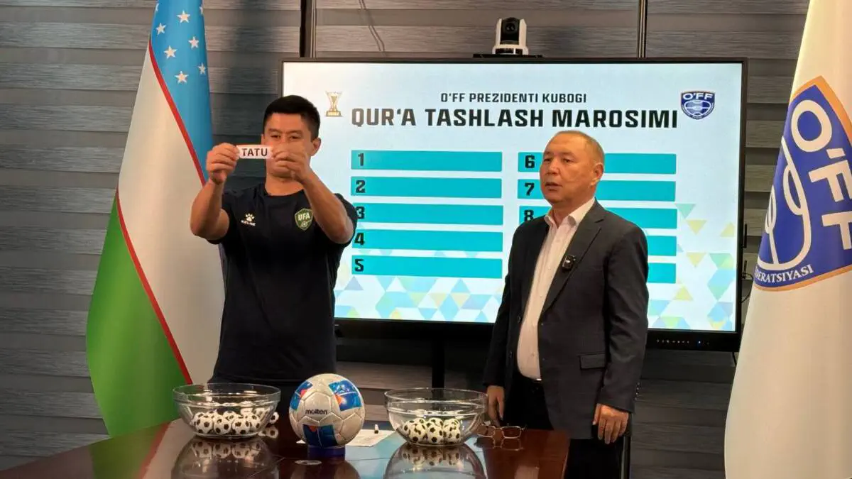 UFF Prezidenti kubogi musobaqasiga qur'a tashlandi