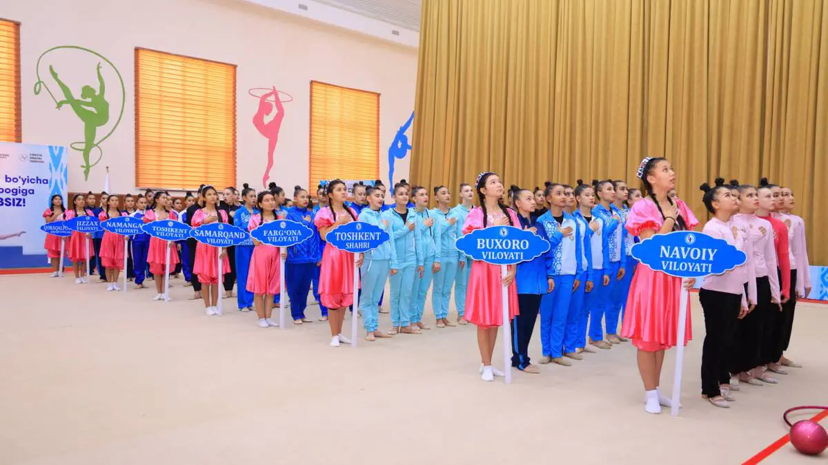 Navoiyda badiiy gimnastika bo‘yicha O‘zbekiston kubogi bo‘lib o‘tmoqda