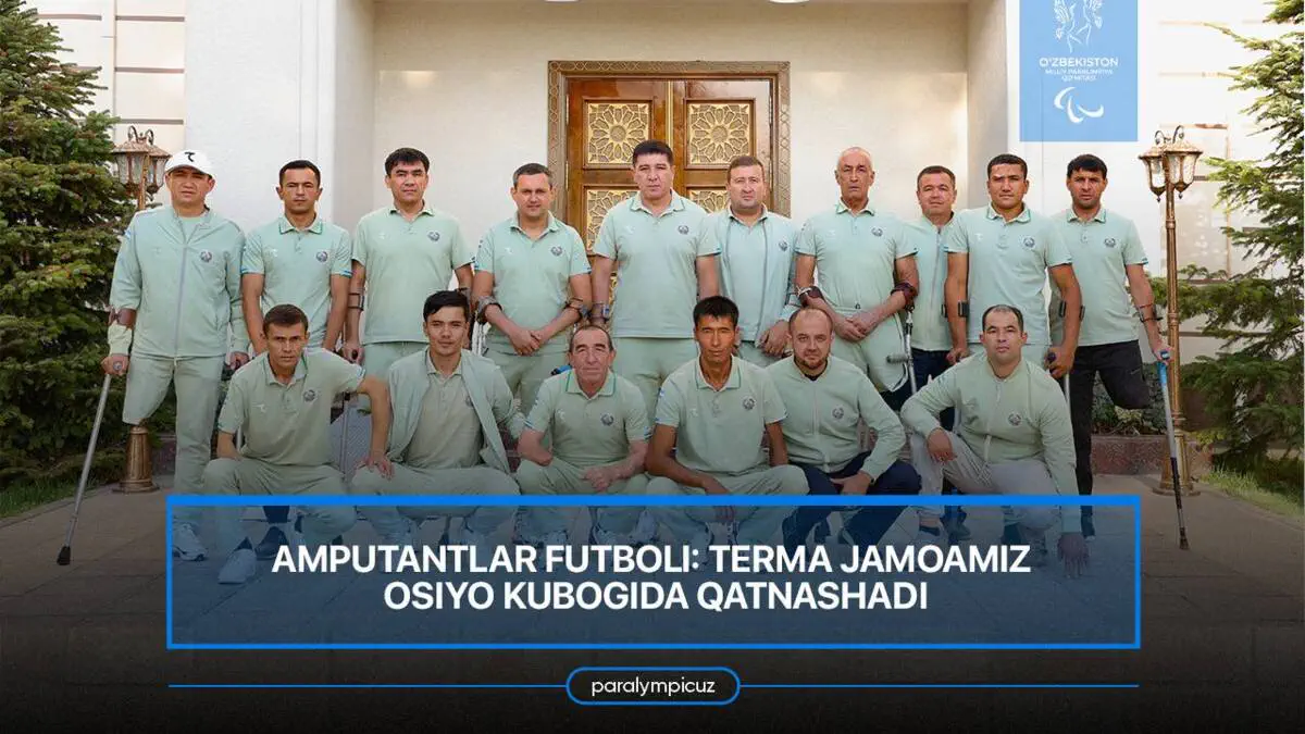 Amputantlar futboli: terma jamoamiz Osiyo kubogida qatnashadi