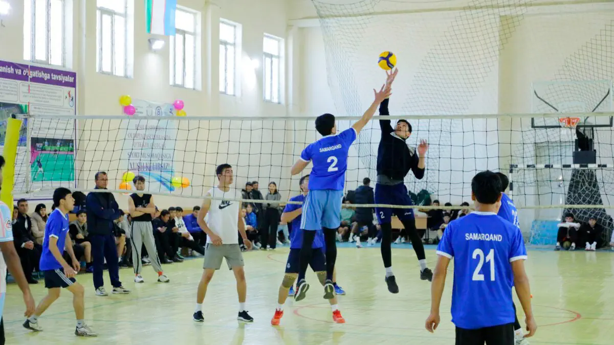 Samarqandda «Besh tashabbus olimpiadasi» doirasida voleybol musobaqasi bo‘lib o‘tdi