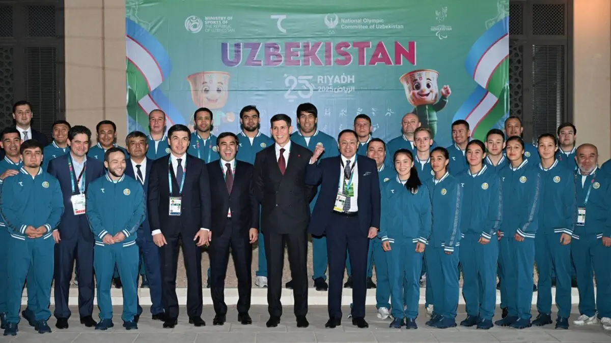 Delegatsiyamiz rahbariyati sportchi va murabbiylar bilan uchrashdi
