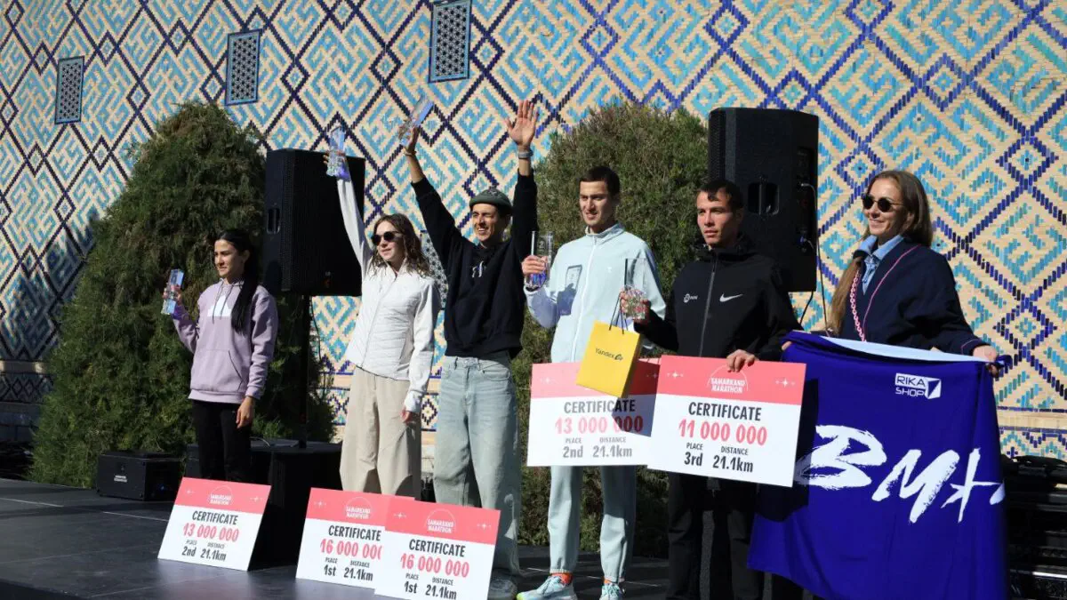 «Samarkand Marathon-2025» g'oliblari taqdirlandi