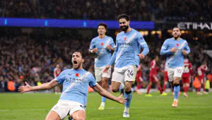 APL. Siti 1-taymdan so'ng 2:0 hisobida Liverpuldan ustun kelmoqda