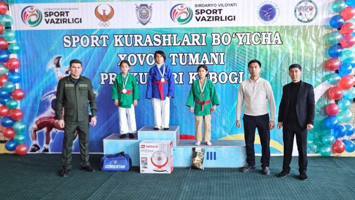 Xovosda Kurash va erkin kurash bo‘yicha «Prokuror kubogi» musobaqasi o‘tkazildi