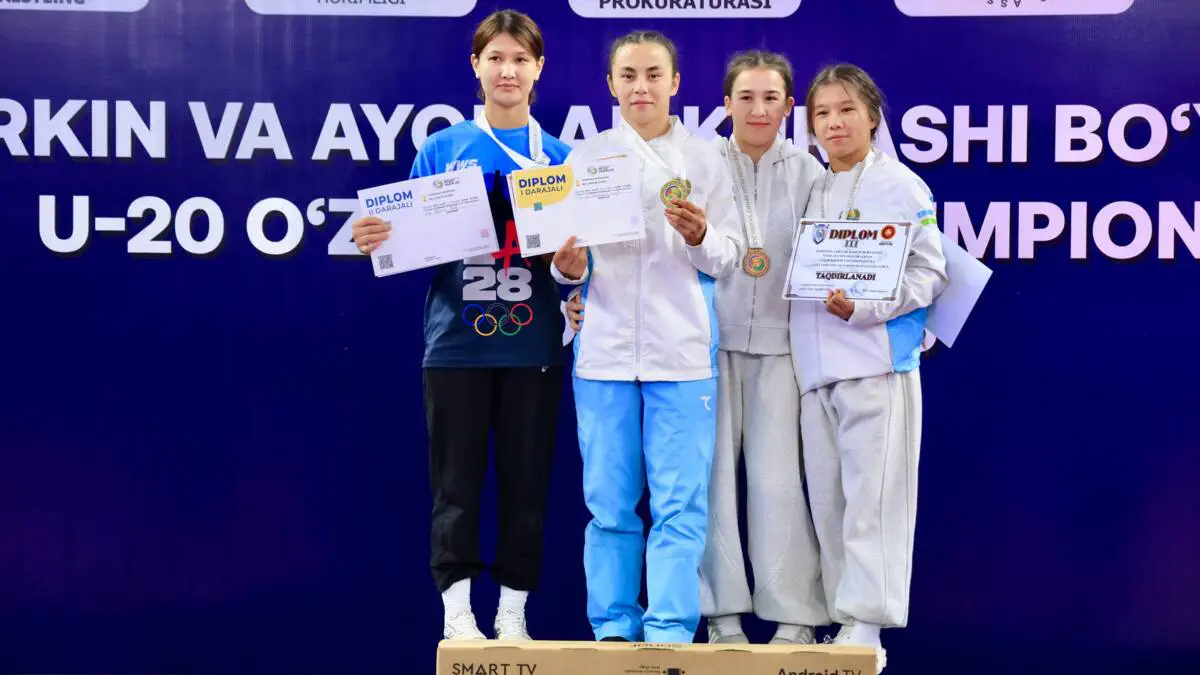 Andijonda U-20 erkin va ayollar kurashi bo‘yicha O‘zbekiston chempionati musobaqalari yakunlandi