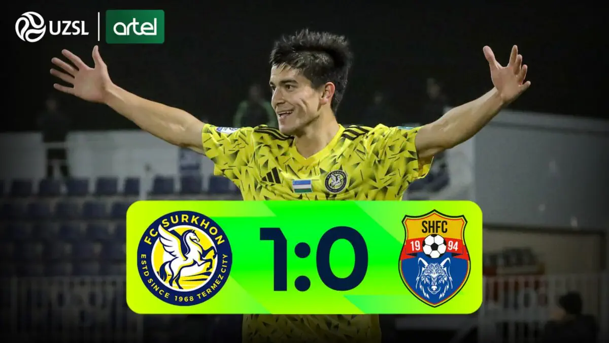 Superliga. «Surxon» — «Sho‘rtan» 1:0 (videosharh)