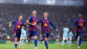La Liga. «Barselona» safarda «Selta»ni magʻlub etib, «Real» bilan oradagi farqni qisqartirdi 