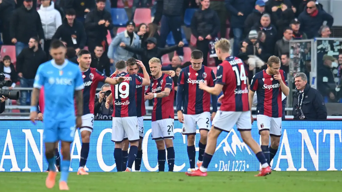 A Seriya. «Napoli» safarda «Bolonya»ga yutqazib, peshqadamlikni boy berdi