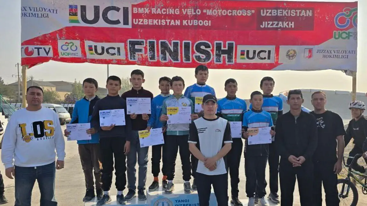 Velosportning BMX turi bo'yicha O'zbekiston kubogi bahslari yakunlandi