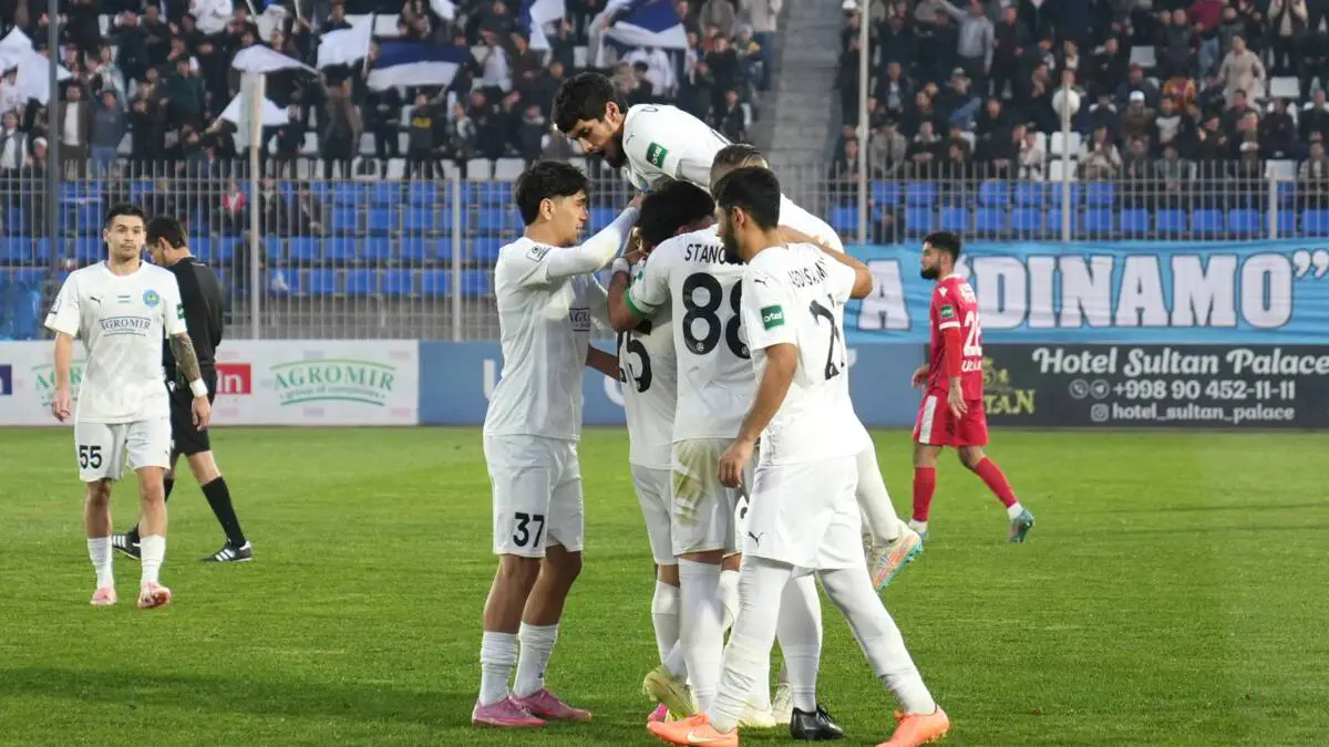 Superliga. «Dinamo» to'xtatilgan o'yinda «Andijon»ni mag'lub etib, 3-o'ringa ko'tarildi
