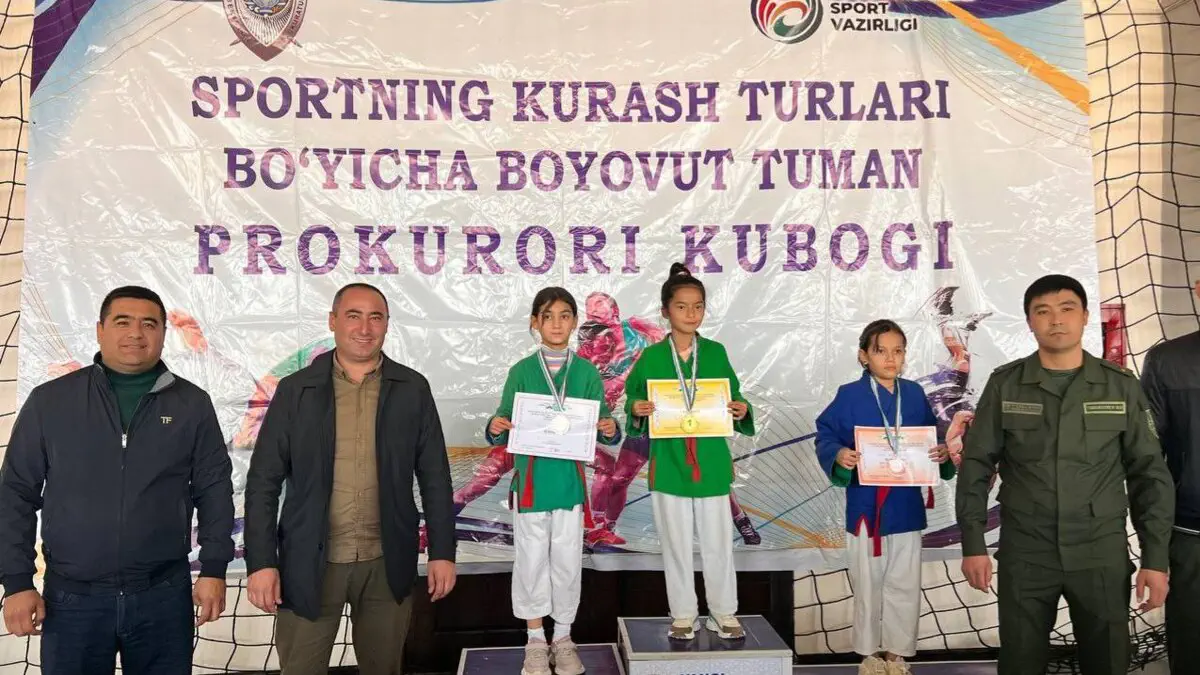 Boyovutda Kurash sport turlari bo‘yicha Prokuror kubogi musobaqasi bo‘lib o‘tdi