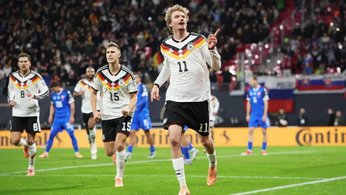 Germaniya Slovakiyani tor-mor etib, JCH-2026 yo'llanmasini qo'lga kiritdi