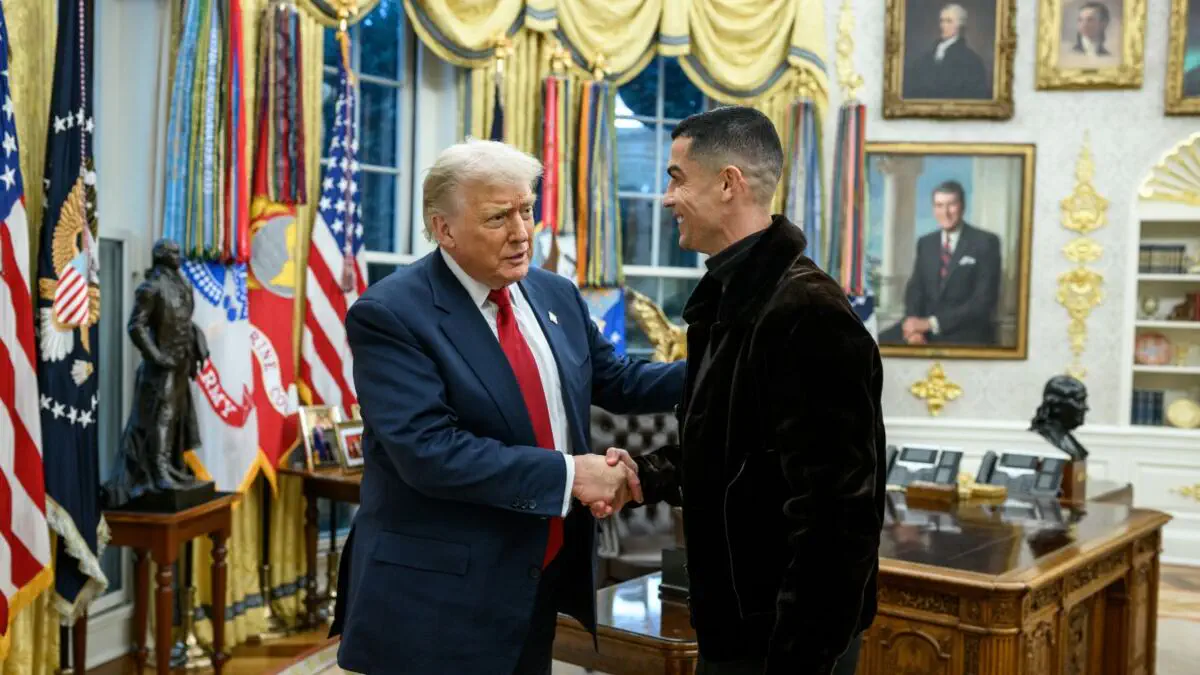 Krishtianu Ronaldu Donald Trampga minnatdorlik bildirdi
