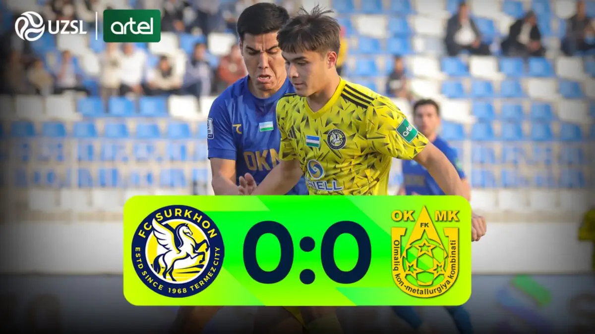 Superliga. «Surxon» - OKMK - 0:0 (video sharh)