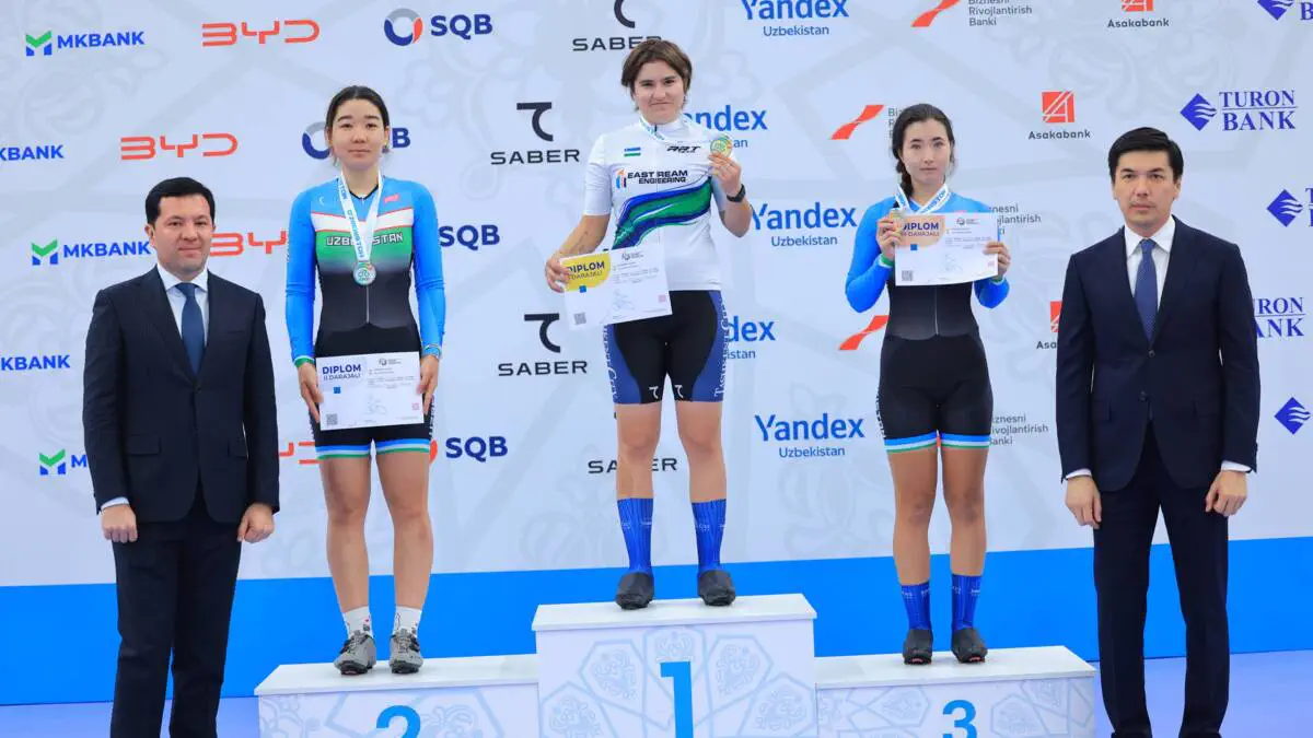 Prezident Olimpiadasi doirasida velosportning trek yo‘nalishi bo‘yicha yoshlar va kattalar o‘rtasida Respublika turnirining ochilish marosimi bo‘ldi