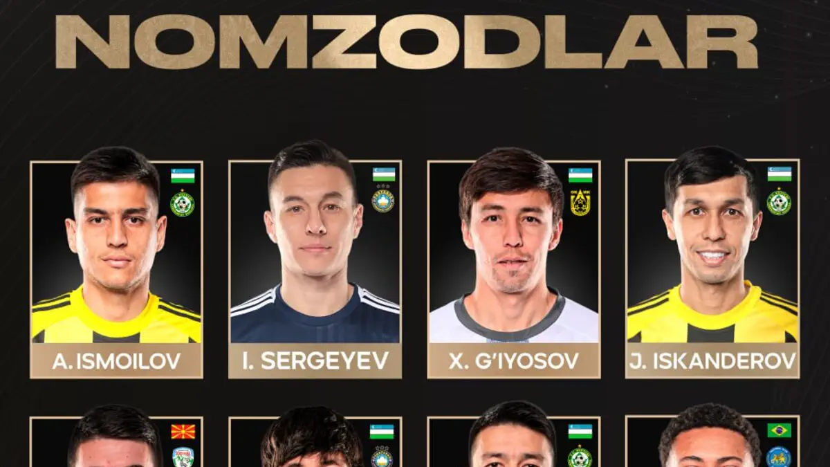 Yilning eng yaxshi futbolchisi mukofoti uchun nomzodlar yangilandi