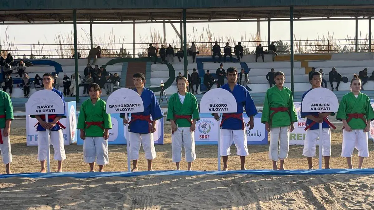 Sohil kurash bo'yicha kattalar (erkaklar va ayollar) o'rtasida O'zbekiston chempionatining rasmiy ochilish marosimi bo'lib o'tdi