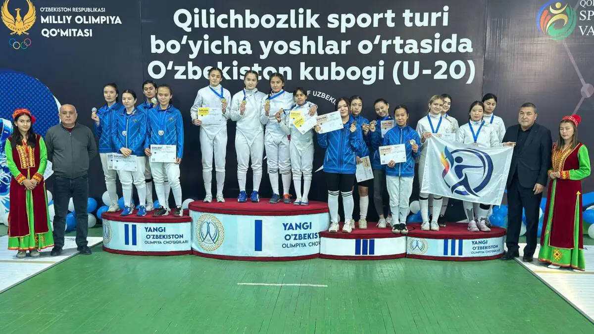 Qilichbozlik. Buxoro shpagachilari U-20 O‘zbekiston Kubogi g’olibligini qo'lga kiritdi