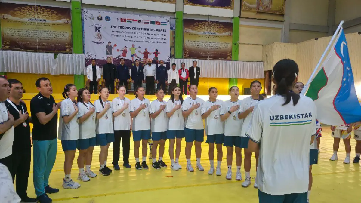 Gandbol bo‘yicha U-19 O‘zbekiston qizlar terma jamoamiz a’zolari Tailand mezbonlik qilgan TROPHY kubogining Osiyo bosqichida g'alaba qozondi