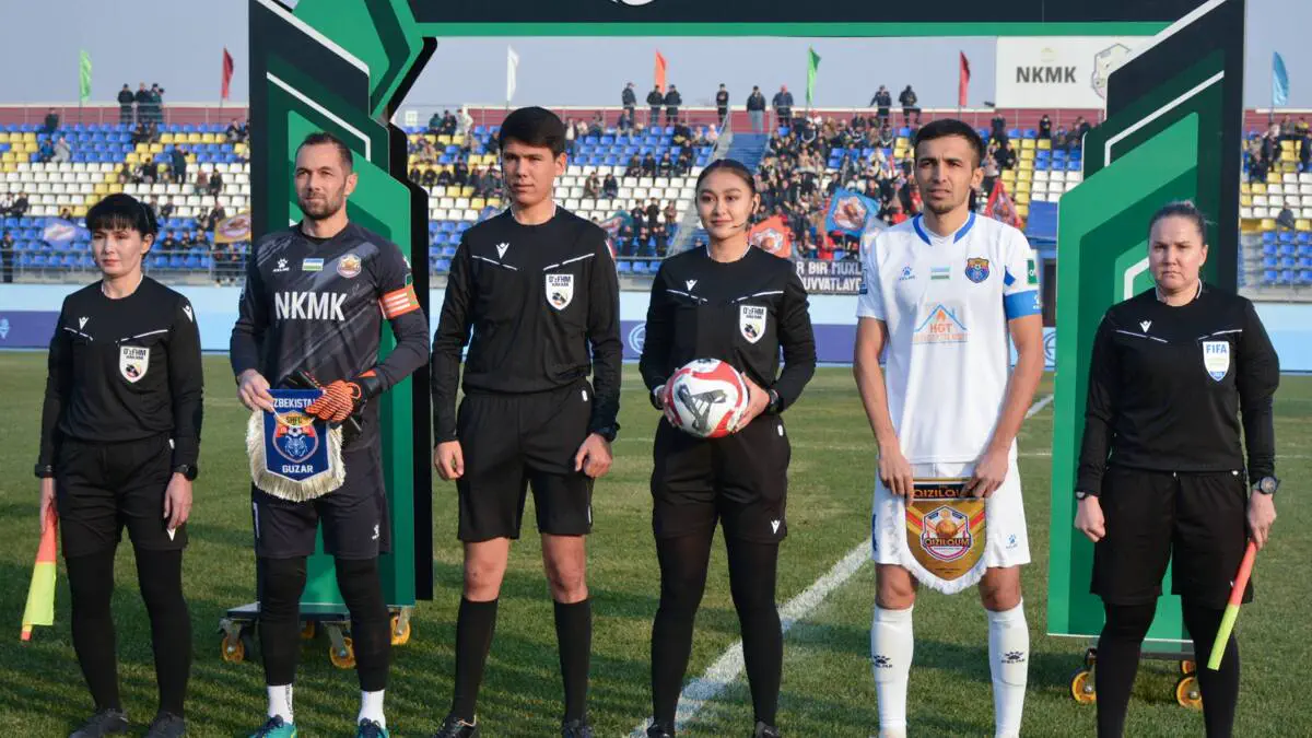 Oʻzbek futboli tarixida ilk marotaba ayol hakam bosh hakam sifatida faoliyat olib bormoqda