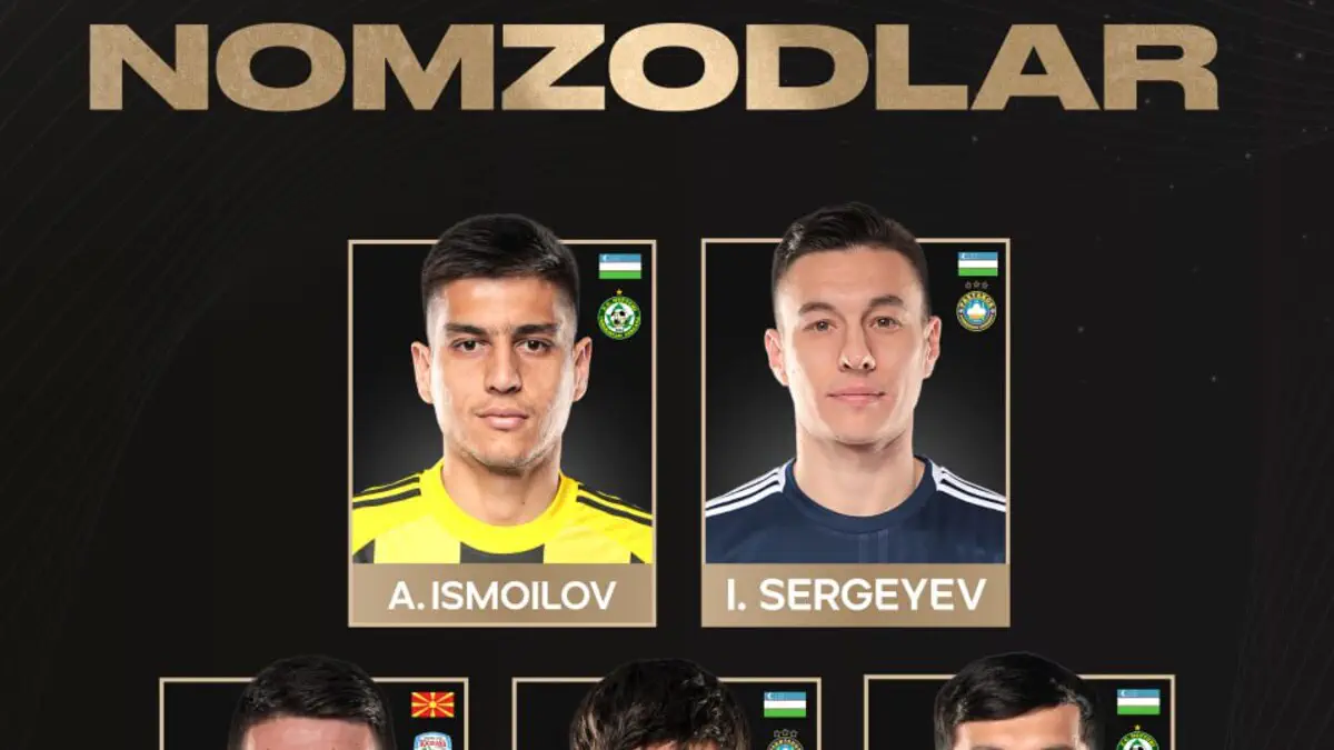 Superliga. Yilning eng yaxshi futbolchisi bo‘lish uchun da’vogarlar soni 5 taga qoldi