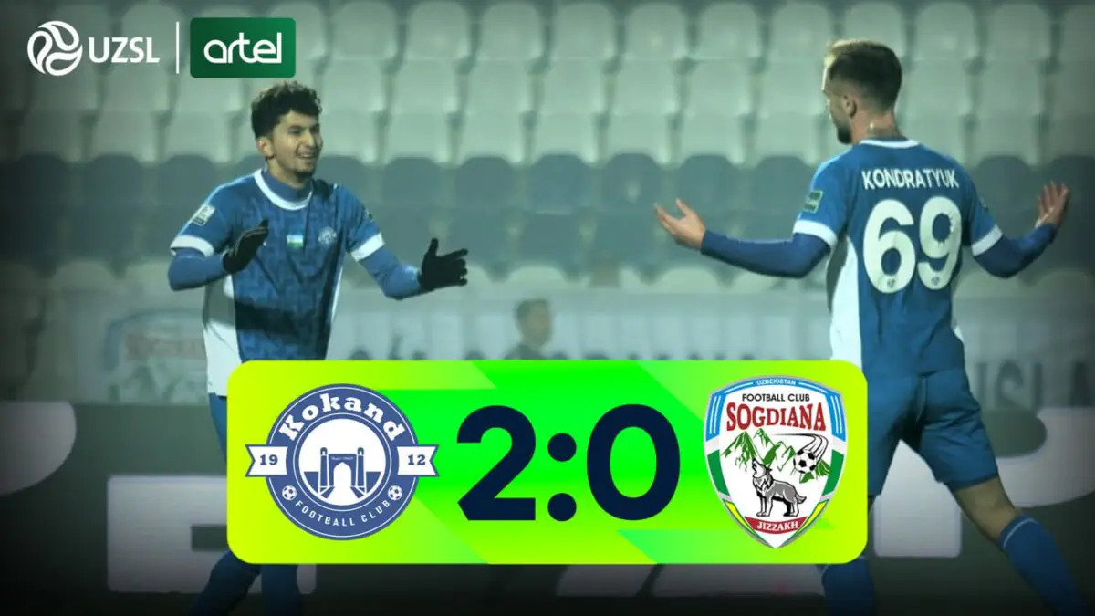 Superliga. Qo‘qon-1912 – So‘g‘diyona 2:0 (videosharh)