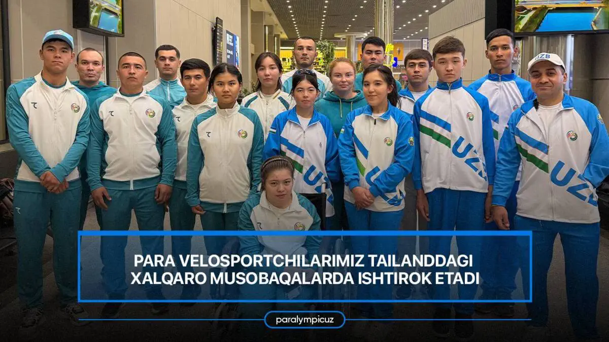 Para velosportchilarimiz Tailanddagi xalqaro musobaqalarda ishtirok etadi