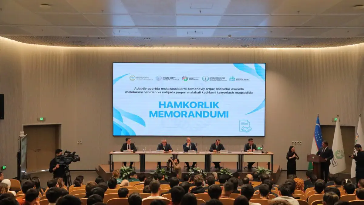 Olimpiya shaharchasidagi Sport vazirligi binosida 3-dekabr - Xalqaro nogironlar kuni munosabati bilan tadbir bo‘lib o‘tdi