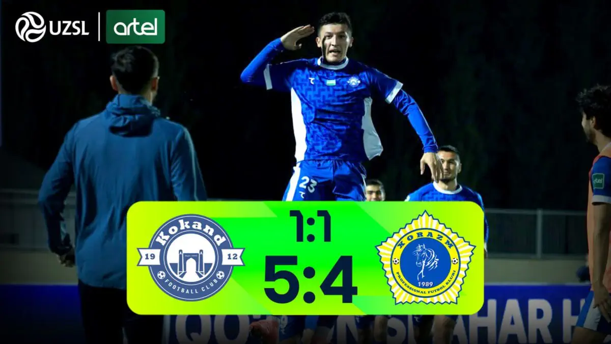 Superliga. Qo‘qon-1912 – Xorazm 1:1 – penaltilar: 5:4 (video sharh)
