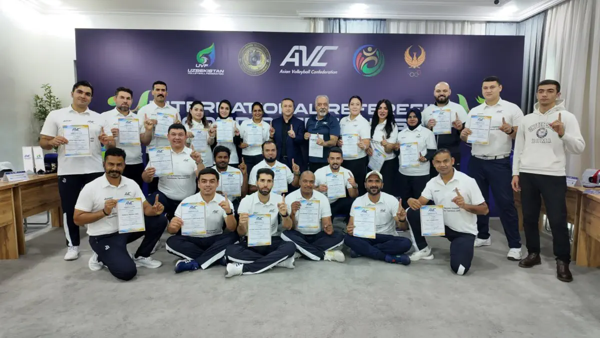 Voleybol. Xalqaro darajadagi hakamlikka nomzodlar kursi yakunlandi