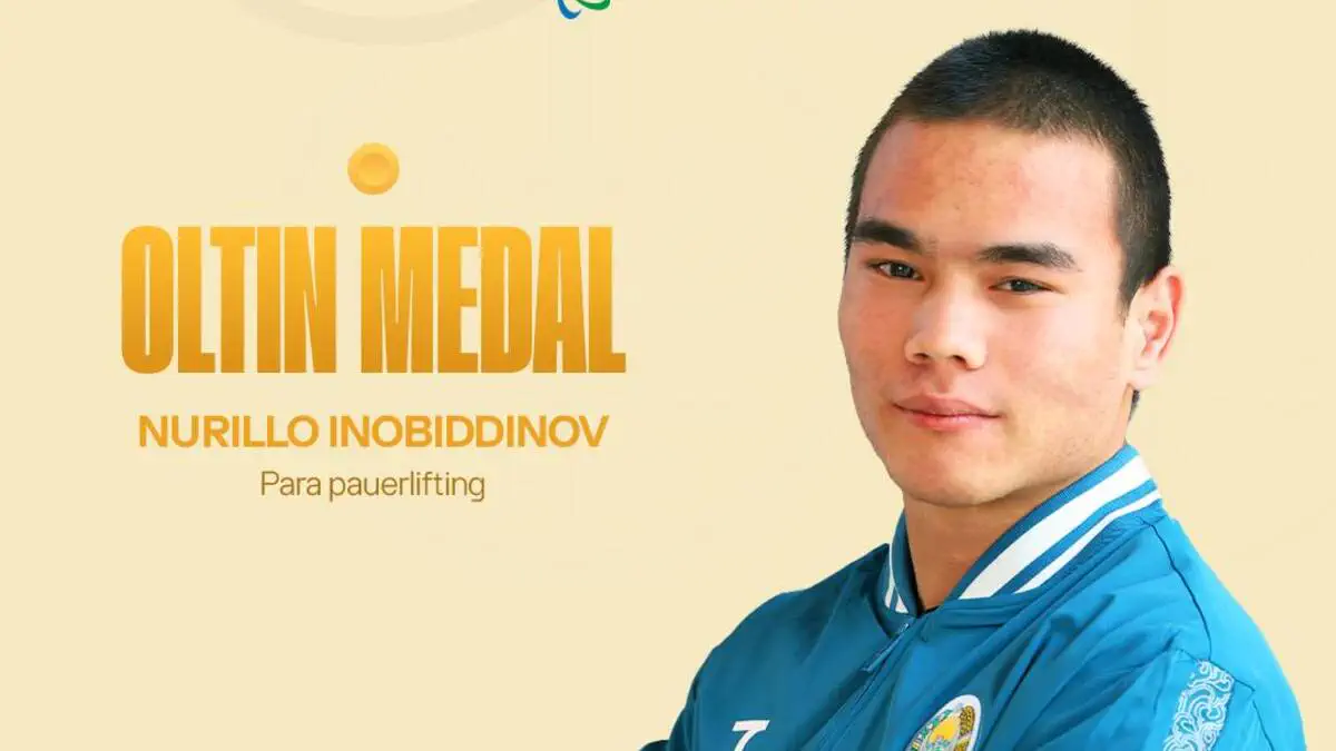 Nurillo Inobiddinov Dubay-2025 yoshlar para Osiyo o'yinlarida oltin medalga sazovor bo'ldi!