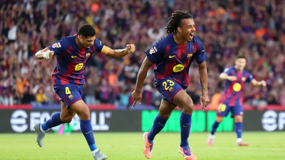 Kunde Chempionlar Ligasida boshi bilan dubl qayd etgan ilk «Barselona» futbolchisiga aylandi