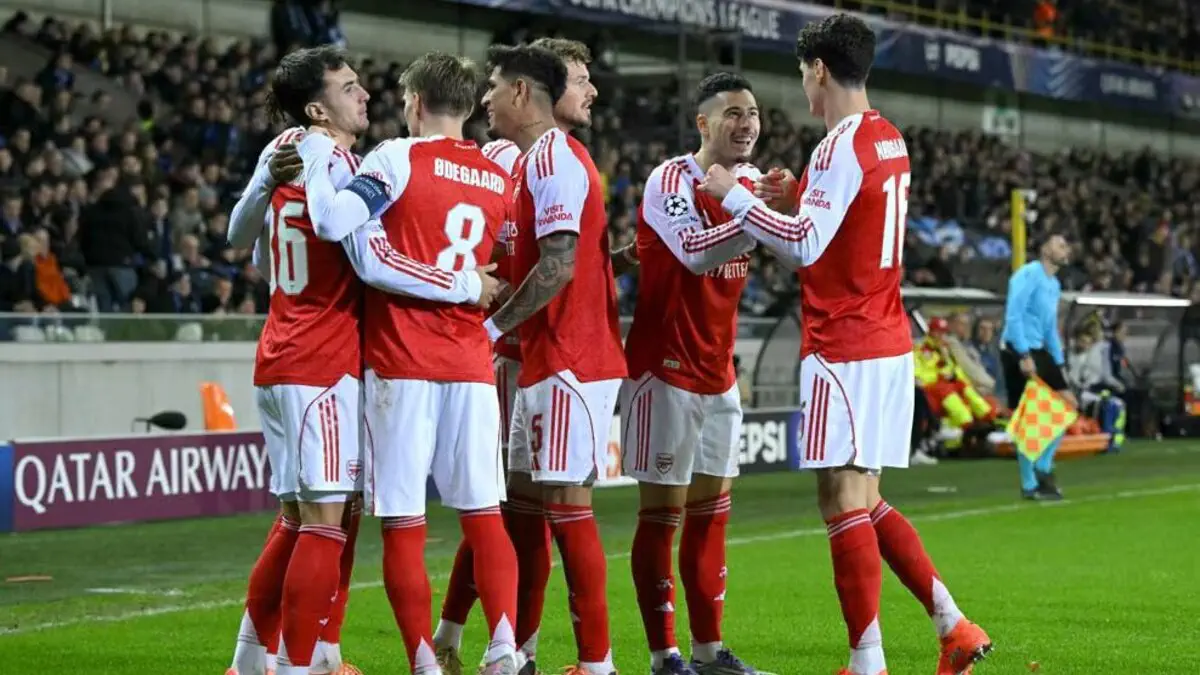 YeChL. Bryugge - Arsenal - 0:3 (video sharh)