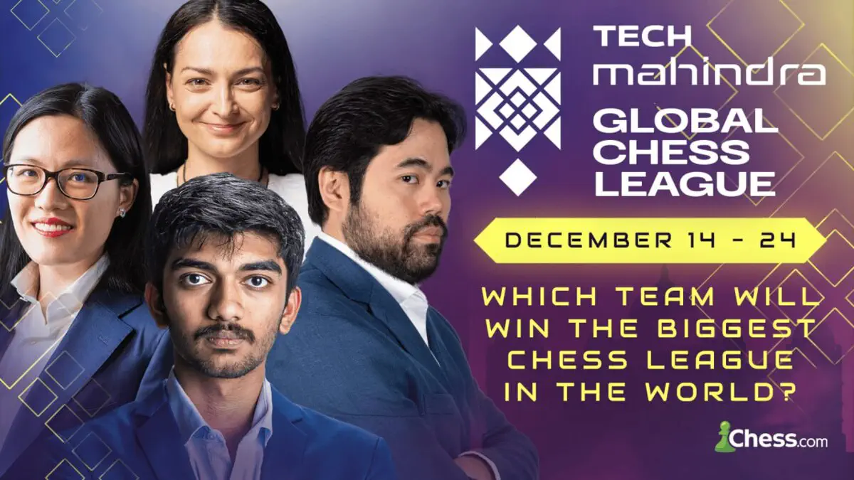 14-24 dekabr kunlari Hindistonning Mumbay shahrida uchinchi mavsum Global Chess League bahslari bo‘lib o‘tadi
